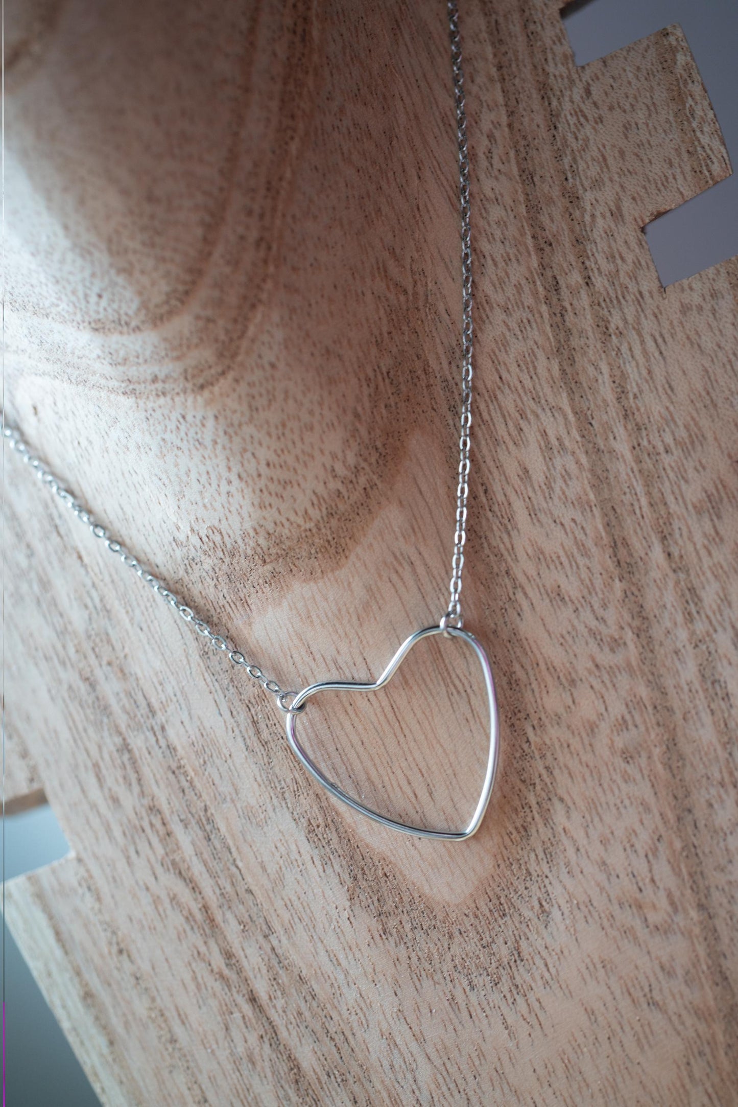 Collier en forme de cœur