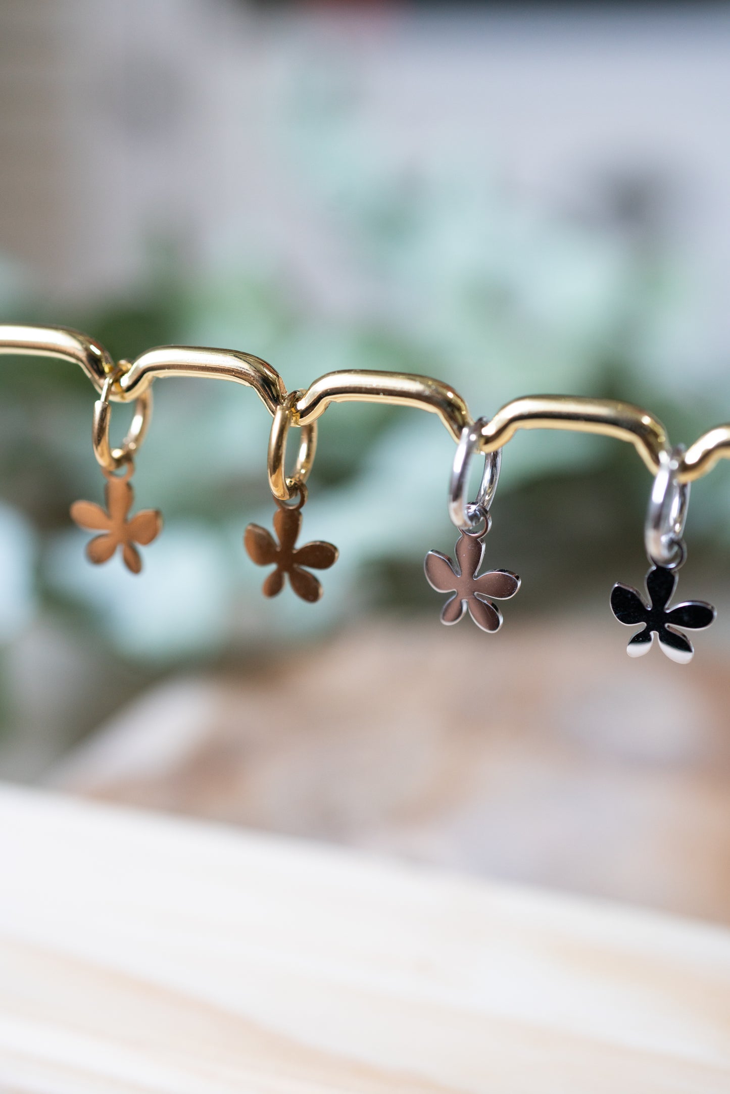 Boucles d'oreilles fleurs