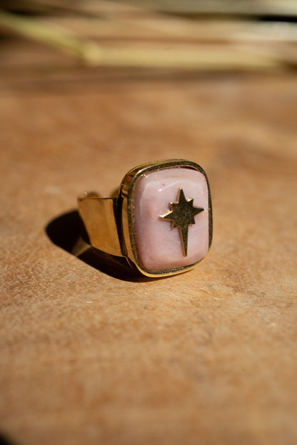 Nouveautés Bague rose Luciana