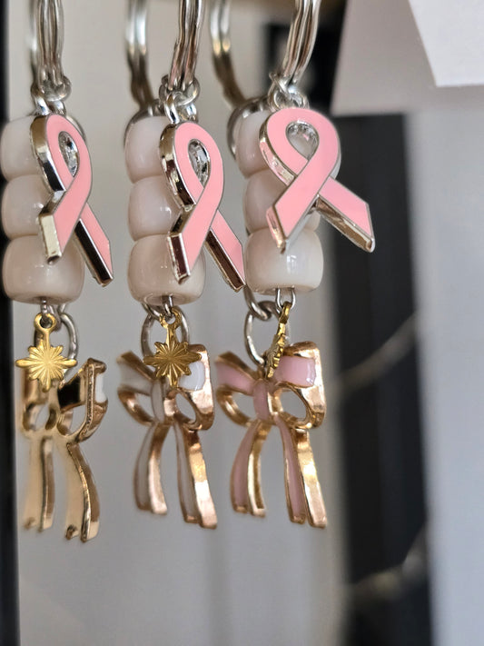 Porte clé octobre rose
