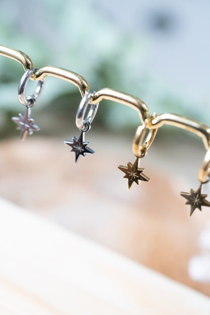 Nouveautés les boucles d'oreilles Stella