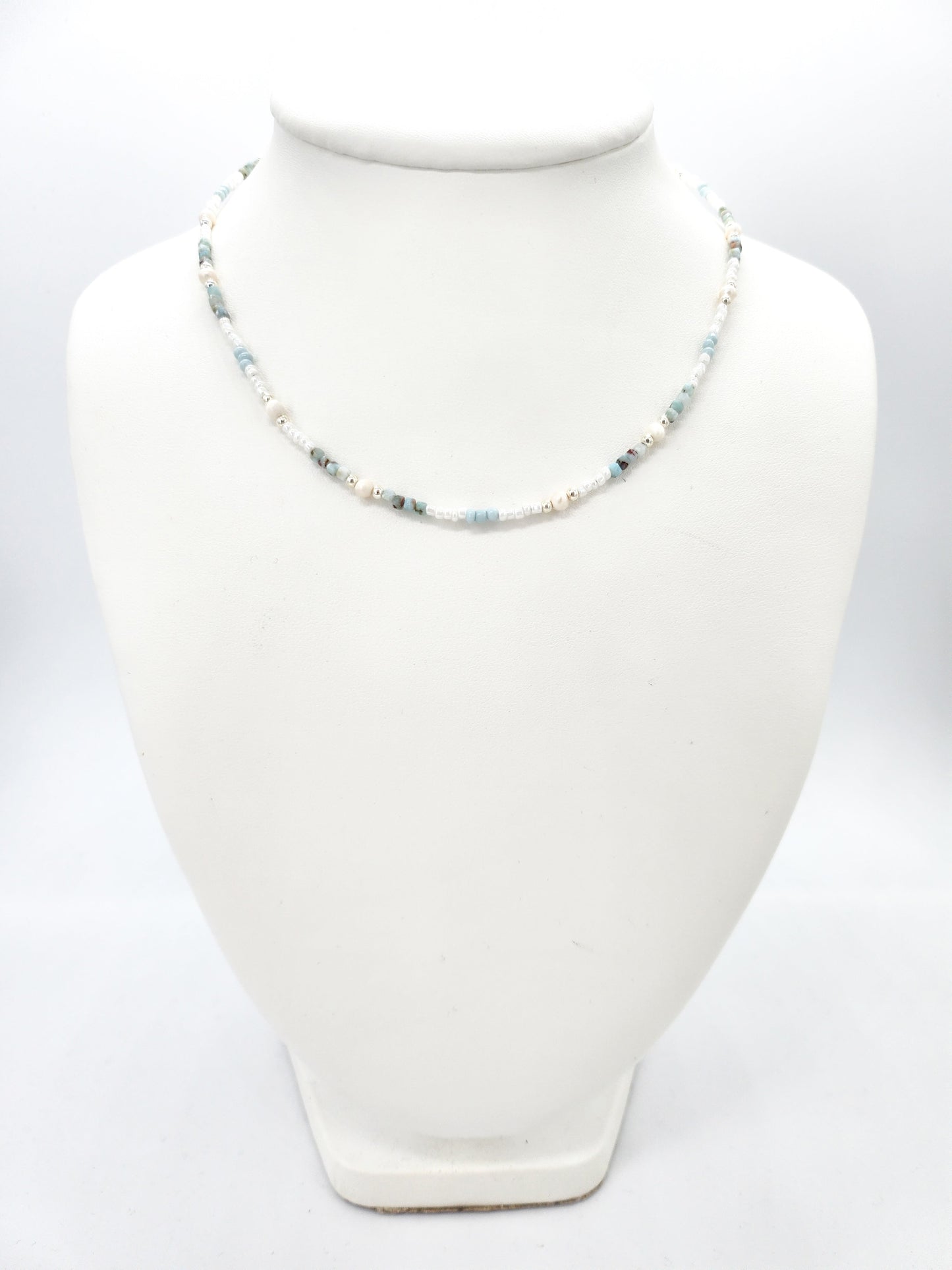 collier Larimar - Topaze-collection