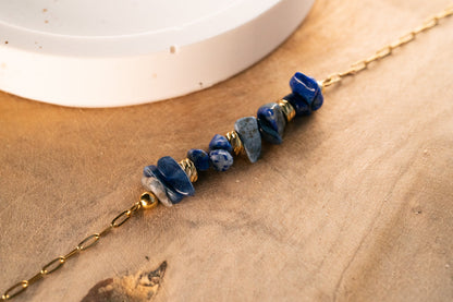 Nouveauté Bracelet Lifuka en lapis Lazuli - Topaze-collection