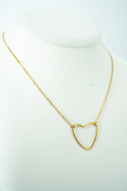 Nouveauté Collier coeur - Topaze-collection